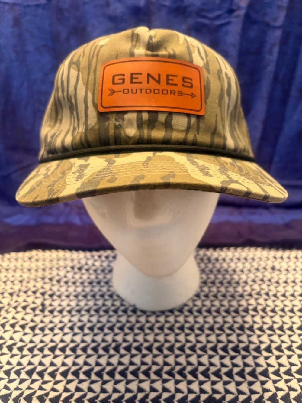 Camo Genes Outdoors Trucker Hat Snapback Camo One Size New